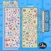 Material decorativo criativo coreano fofo de desenho animado para diário de mão, adesivo de cartão goo para DIY