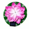 Lámpara de Loto Brillante Alimentada por Energía Solar Flotando en el Agua, Lámpara de Loto Luz de Jardín, Luz Decorativa para Paisaje de Estanque al Aire Libre