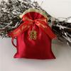 Bolsa de caramelo de brocado con nueva costura al por mayor bolsa de caramelo de boda bolsa de regalo de luna llena para bebé bolsa de embalaje de caramelo con cordón