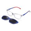 Moda nuevas gafas de sol para niños clip de succión magnética juego de espejo colgante espejo polarizado anti-ultravioleta gafas de doble uso BH2012