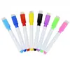 Pincel borrable sin costuras con bolígrafo para pizarra magnética color fácil de borrar pintura graffiti oficina 8 colores pincel marcaje base agua
