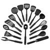 En stock Amazon Utensilios de Cocina de Nylon Cuchara para Sopa Cuchara para Sopa Garra para Espagueti Cuchara Utensilios de Cocina