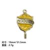 Medalla Logo Academia de Magia Aleación Goteo de Aceite DIY Accesorios de Joyería Aretes Colgante Joyería Colgante para el Cabello