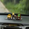 Adornos de coche con forma de rana curativa, bonitos adornos para el coche, regalo, accesorios de dibujos animados para el coche, adornos para la consola central del escritorio.