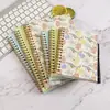 Caderno de Folhas Soltas Diário Personalizado Caderno de Estudante A5 Personalizado Pequeno Caderno Fresco com Espiral Personalizado