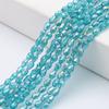 11mm Furo Médio Gota d'Água Ab Galvanoplastia Cristal Fantasia Vidro Contas Soltas Furo Reto Pingente Acessórios para Joias DIY Pulseira