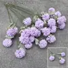 Flores Roxas para Salão de Casamento, Peônias, Crisântemos, Hortênsias, Flores de Gelo, Flores de Cerejeira, Rosas de Teto, Arranjos Florais de Eucalipto