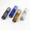 Fabricante original de botellas dispensadoras de perfume al por mayor, botella rociadora giratoria de aluminio de alta gama de 5 ml con logotipo personalizado, empaque en caja de regalo