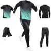 Traje de correr Ropa deportiva para hombre Gimnasio Ropa de secado rápido Equipo Carrera matutina Maratón Atletismo Ciclismo Baloncesto Traje de baño