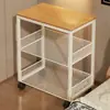 Mesa de cabeceira, simples e moderna, tamanho pequeno, adequada para uso doméstico, apartamentos de aluguel e quartos; armário de armazenamento de cabeceira, prateleira de lanches, mini armário