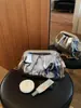 Yuezi 2026 Verano Nuevo Diseño Bolso Nube Dorada para Mujer Bolso Cruzado de Cadena Plisada Bolso de Mano de Moda Tendencia