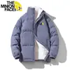 Tendencia de Moda de Invierno Nuevo Europeo y Americano Unisex Cuello Alto Algodón Abrigo Comercio Exterior Masculino Casual Polar Cálido Pareja Chaqueta de Algodón