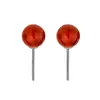 Aretes de Jade Estilo Chino Simples Ligeros de Lujo Antiguos Moda China Vintage Esmeralda Jade Hetian