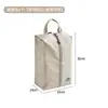 Bolsa impermeable para zapatos de viaje, bolsa de almacenamiento portátil 2 en 1, bolsa a prueba de polvo para colgar en el equipaje, organizador de zapatos para viajes de negocios