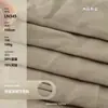 Tejido de sarga de Tencel, lino y bambú 180g con textura natural, con caída y cómodo, adecuado para conjuntos de camisas de trabajo