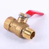Ventas Directas de Fábrica 216 Suministro Válvula de Bola de Alambre Forjado Interna y Externa/Válvula de Bola de Cobre/Válvula de Bola con Diente Interno y Externo de 2 Minutos a 1 Pulgada