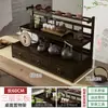 Estante de Té de Escritorio Estante de Almacenamiento para Tazas de Té Kung Fu Estante de Exhibición para Tetera de Arcilla Púrpura Estante de Exhibición para Tetera de Juego de Té