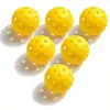 Pelota de Plástico para Entrenamiento Deportivo de 42 mm, Pelota de 26 Agujeros, Pelota Colorida de Pickeball para Entrenamiento Deportivo de Principiantes, Pelota para Práctica Deportiva en Exteriores y Interiores, Pelotas de Juguete para Mascotas, Pelota de Mano para Distinguir Colores para Niños, Pelota Multifuncional