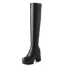 Botas por encima de la rodilla para mujer 2026 primavera, otoño, invierno nuevo estilo botas largas botas por encima de la rodilla botas ajustadas botas altas talla grande para mujer