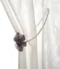 Atrapasueños Creativos de Flor de Perla para Cortinas, Correas Modernas Sencillas para Cortinas Transparentes, Accesorios Ajustables para Cortinas sin Taladro