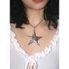 Collar de Estrella de Mar Dulce y Fresco Y2K Femenino Nicho Retro Dulce Fresco Estilo Spice Girl Subcultura Ins Estrella Estrella de Mar Cadena para la Clavícula