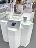 Soporte de Exhibición de Madera Pintada Soporte de Exhibición de Producto Exhibición Cosméticos Stand de Drones Stand de Regalos