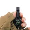 Negro Colorido Wh-2 Dos-en-Uno Silbato Brújula Llavero Brújula Producto para Camping al Aire Libre Brújula