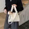 Bolso Cesta Vintage de Moda y Tendencia para Mujer, Nuevo Bolso Cruzado de Hombro Casual y Elegante para Mujer Primavera 2026