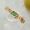 Reloj Popular Transfronterizo para Mujer Reloj Cuadrado Pequeño Elegante Reloj Cuadrado de Lujo Ligero Reloj de Pulsera Cuadrado de Alta Gama para Mujer