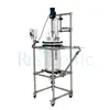 Reator Ultrassônico Gonglu de Hangzhou 30L Reator de Vidro de Camada Única de Laboratório Pode Dispersar Emulsificação e Agitação