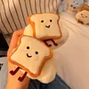 Muñequera Facial de Tostada de Queso Linda, Protector de Manga Anti-Goteo y Anti-Humedad, Lazo para el Cabello de Dibujos Animados Lindos