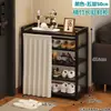 Zapatero para uso doméstico, multicapa, resistente y duradero, con un diseño simple, a prueba de polvo y con una cubierta para privacidad, ideal para uso en interiores y adecuado para apartamentos de alquiler