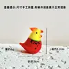 Zibo Vidrio Puro Hecho a Mano Pollo de Colores Lindo Adornos de Animales de Vidrio Adornos de Escritorio para Estudio Regalos