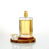 Frasco de perfume com laço estilo girly, design de frasco quadrado multi-especificação, tampa de cristal transparente, recipiente para armazenamento de amostras de perfume