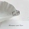 Anillo Personalizado de Plata con Circonita Completa, con un Toque de Lujo Ligero y Alta Gama, Apilable, Estilo Nuevo, Único, Anillo Abierto Ajustable para Dedo Índice para Mujer