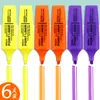 Marcadores Fluorescentes, Marcadores de Brillo Plateado, Marcadores de Colores para Estudiantes, Marcadores Fluorescentes