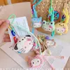 Hd7451A07 Llavero Colgante de Muñeco Cabeza de Tiburón, Rana, Gato para Coche, Accesorio Único para Bolsa para Parejas