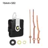 Movimiento de reloj silencioso DIY en stock transfronterizo, eje largo, segundero continuo, movimiento para reloj de pared, 4 tipos de manecillas de madera de nogal, movimiento de reloj