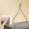 Pinzas D501 para Piel Muerta, Pinzas de Acero Inoxidable de Pico de Águila, Herramienta de Pedicura para Surco de Uña, Removedor de Cutícula para Uña Encarnada, Uña Barbada