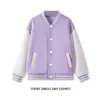 Chaqueta de béisbol para niñas, ropa para niños, nueva y elegante tendencia de otoño streetwear para niños, atuendo de otoño a la moda para bebés niñas