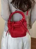 Yuezi 2026 Verano Nuevo Bolso Almohada con Estampado de Moda, Bolso Cruzado Versátil con Estilo, Bolso de Mano Cilíndrico, Bolso Tote Pequeño