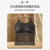 Comercio Transfronterizo Más Vendido Camisola de Encaje Hueco para Espalda Bonita, Estilo Delgado de Verano con Copas Incorporadas, Lencería Ajustada Tallas Grandes