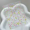 Adesivos de Unha Coloridos Florais 3D em Gel com Relevo de Flores Pequenas Românticas, Dopamina, Mais Vendidos
