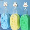 Estropajo de Baño para Niños, Toalla de Baño con Forma de Guisante, Esponja de Baño, Esponja de Baño para Bebés, Toalla Exfoliante de Baño, Esponja de Baño para Bañarse