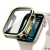 Adecuado para applewatch Funda Protectora de Película Borde Recto Funda para Reloj Funda para Apple Watch s9 Película Pieza Única s8 Funda Impermeable