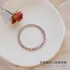 Pulsera Exquisita con Cierre de Lazo Estilo Hada Flor Zirconia Mariposa Diseño de Nicho Pulsera Versátil