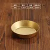 Plato de aperitivos de acero inoxidable para encurtidos, estilo retro coreano, hecho a partir de un plato frío de estilo japonés antiguo, plato de salsa comercial, plato de condimentos