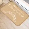 Felpudo Navideño para el Hogar con Estampado de Árbol de Navidad, Felpudo para Puerta de Sala de Estar