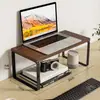 Suporte elevatório para computador de mesa, suporte elevatório para monitor de laptop, organizador de mesa para dormitório, suporte de base para tela de escritório