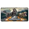 Placa decorativa de metal estaño personalizada creativa serie Jurassic en stock directo de fábrica Amazon AliExpress